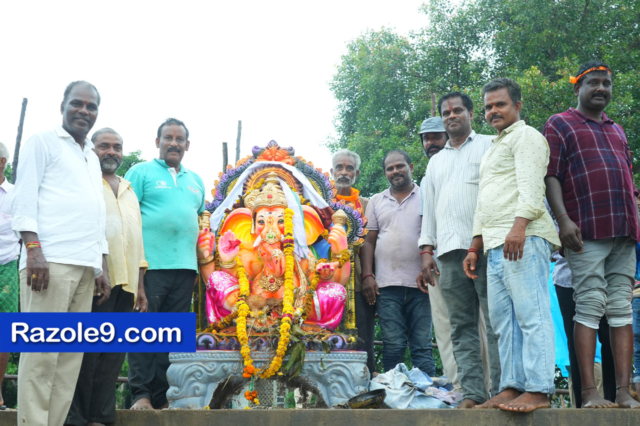 Razole Taluka Ganesh Nimajjanam